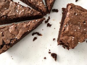 French Salted Brownies